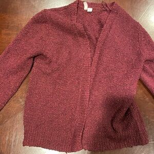 Burgundy juniors cardigan